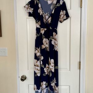 Pink Blush Maternity Dress